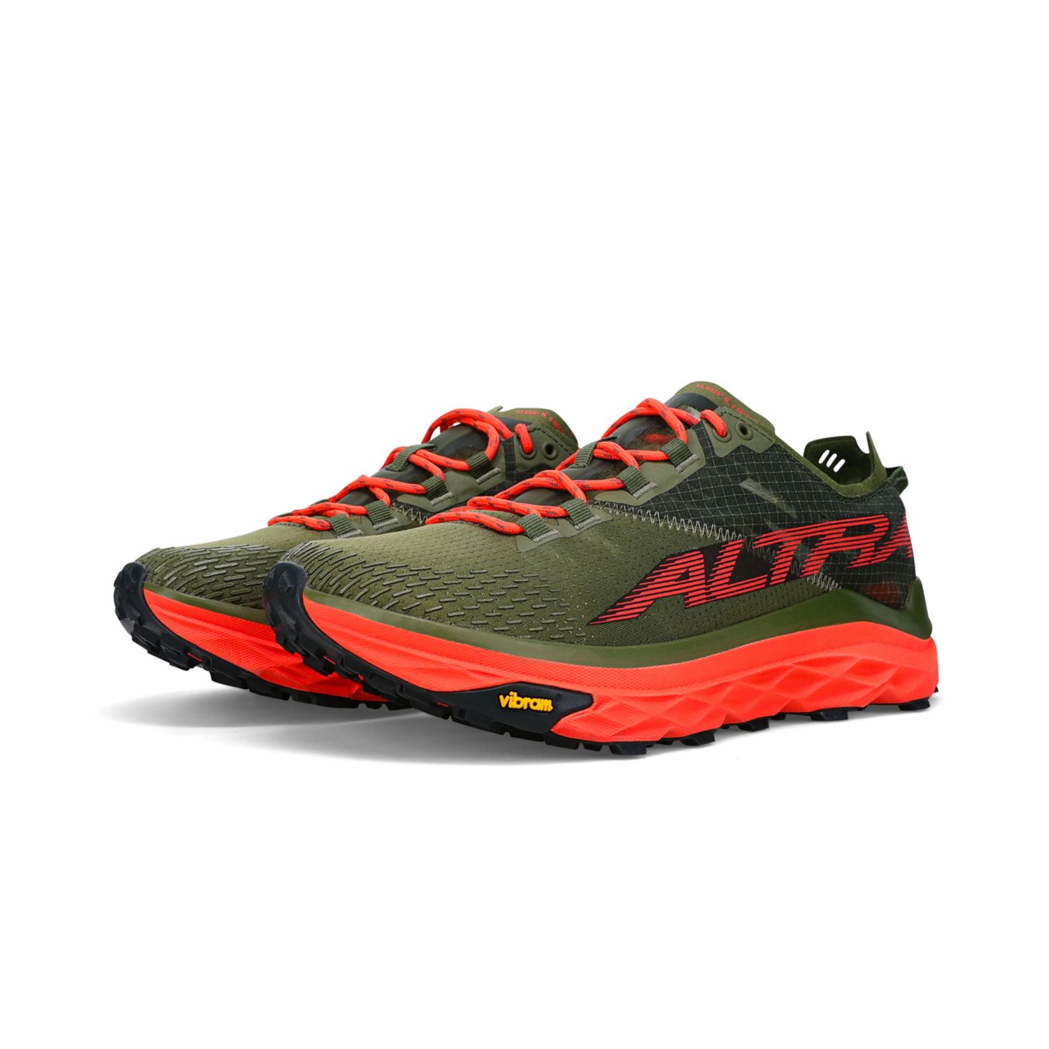 Altra Mont Blanc Men's Trail Running Shoes Olive | South Africa-31750469